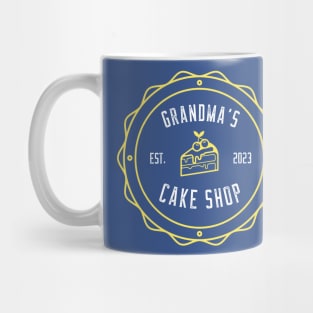 Grandma's Bake Shop Yellow Design Mug